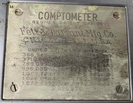 Photo of free Comptometer calculating machine (Brookline Village) #3