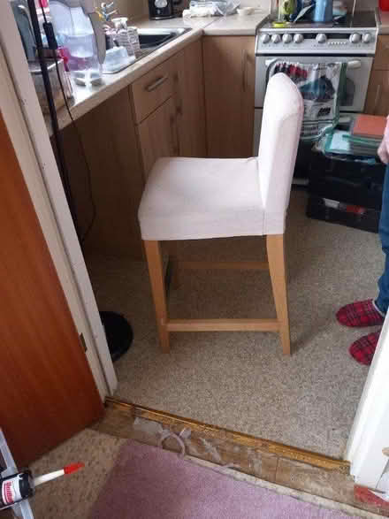 Photo of free Tall breakfast bar chair (Edge of moss. SK11) #1