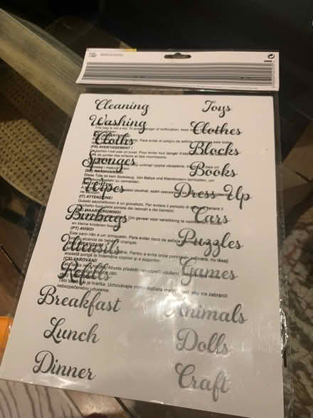 Photo of free Labels / stickers for pantry items (Walthamstow E17) #2
