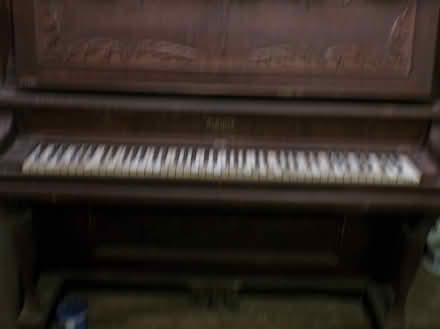 Photo of free 1906 Schiller Cabinet Grand Piano (6 miles south of Micanopy) #2