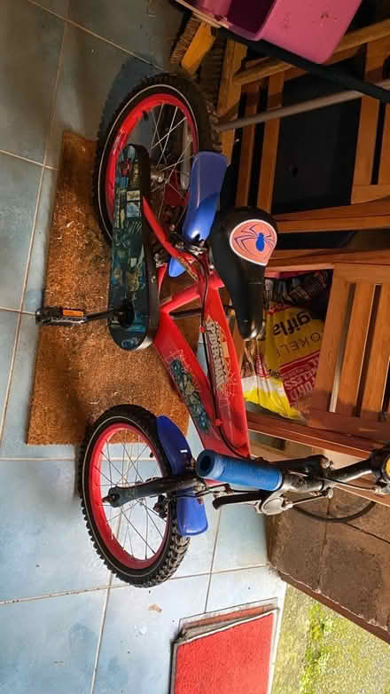 Photo of free Kids Spider-Man bike (Sutton) #2