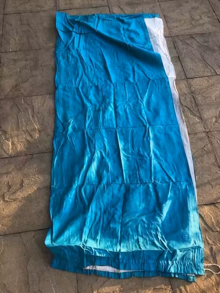 Photo of free Pairs of Large Lined Curtains Silky Blue (Hazlemere HP15) #3