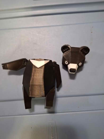Photo of free 3d Printed bear who needs glued (Nepean) #1