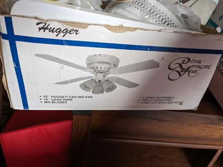 Photo of free Unused ceiling fan with lights (Greenbrae) #1