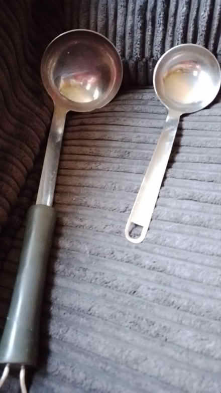 Photo of free 2 ladles, 1 large and 1 small (Lakenham NR1) #1