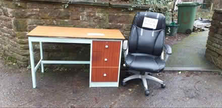 Photo of free Desk and chair (Penrith CA11) #1
