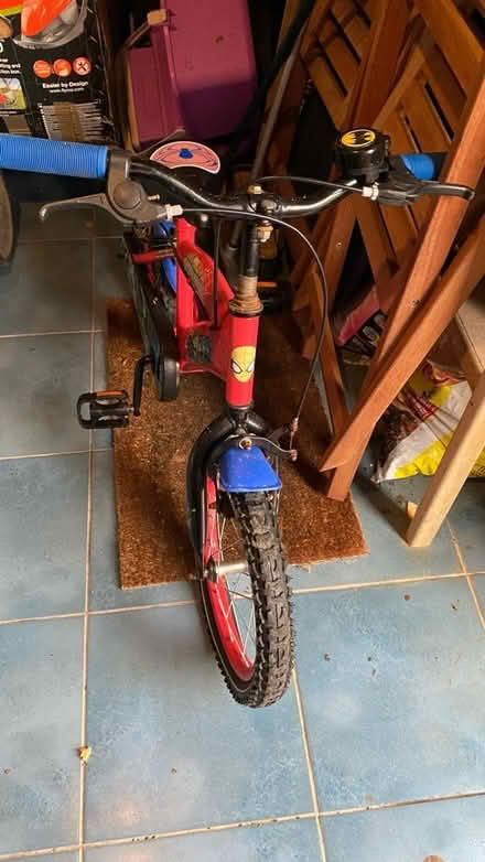 Photo of free Kids Spider-Man bike (Sutton) #1