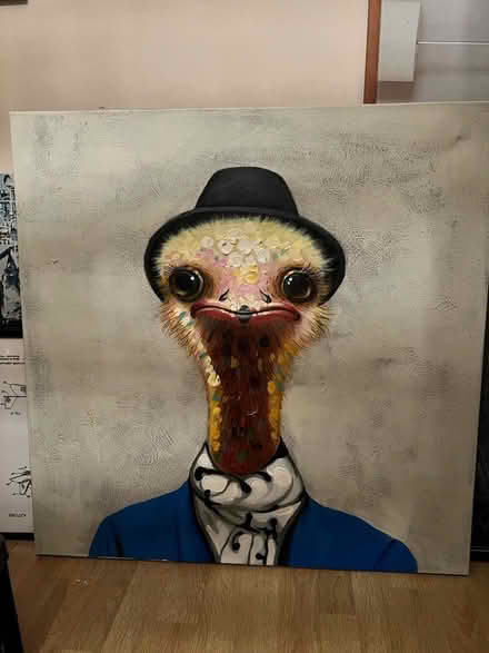 Photo of free Ostrich painting (Droylsden M43) #1