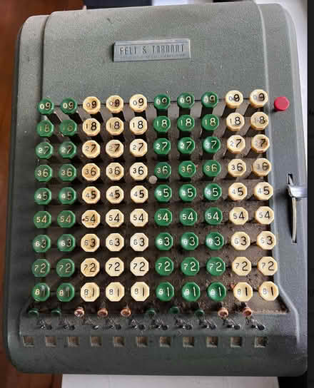 Photo of free Comptometer calculating machine (Brookline Village) #1