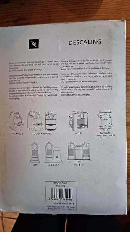 Photo of free Nespresso Descaling Kit (Owlpen GL11) #1