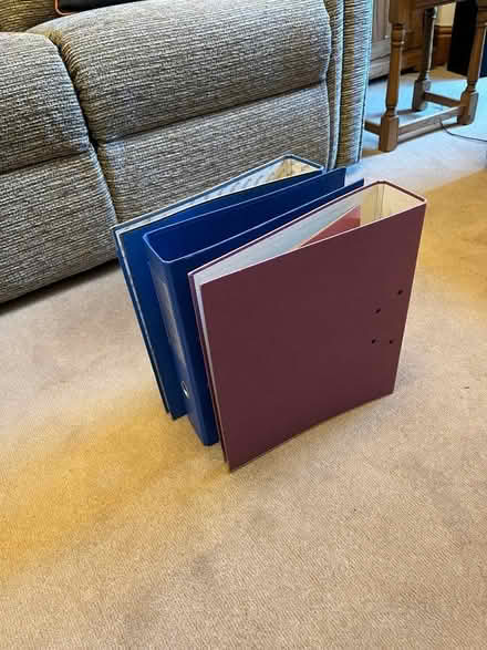 Photo of free 3 lever arch files (Kendal LA9) #1
