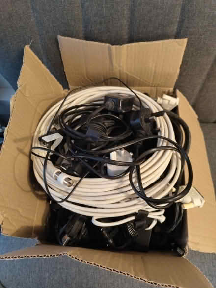 Photo of free Box of USB cables, power transformers, monitor cables, etc. (Portchester PO16) #1