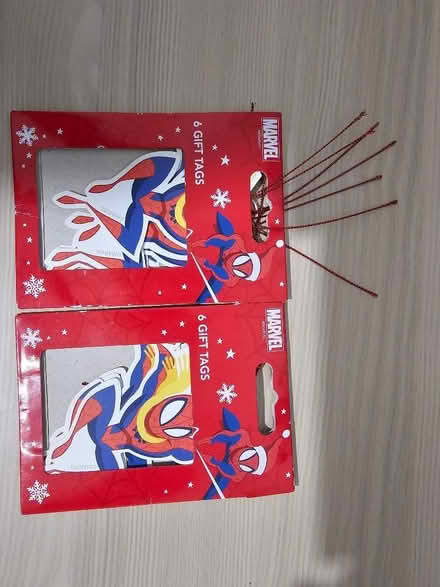 Photo of free Spiderman gift tags x 2 (6 tags in each pack) (Chapel End E4) #1