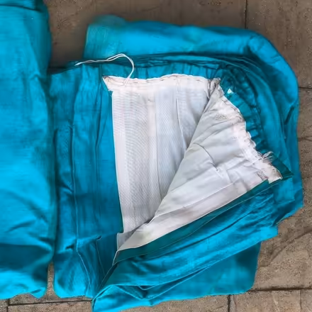 Photo of free Two Pairs of Large Lined Curtains One Pair Green & One Blue (Hazlemere HP15) #3