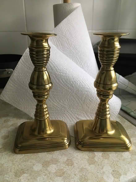Photo of free pair candlesticks (near leigh sinton road) #1