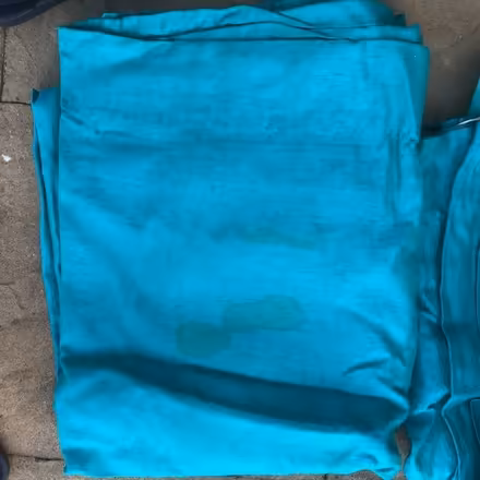 Photo of free Two Pairs of Large Lined Curtains One Pair Green & One Blue (Hazlemere HP15) #4