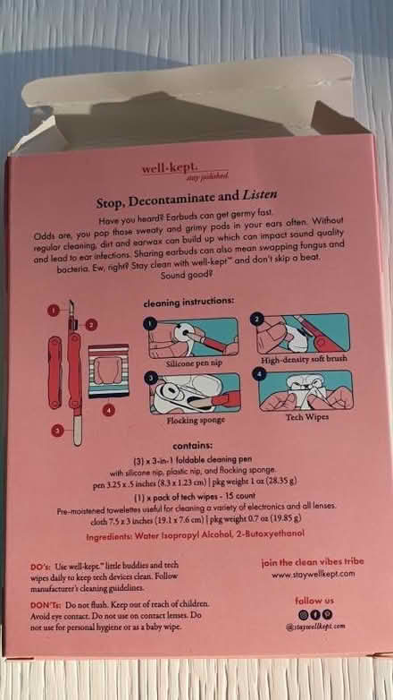 Photo of free Earbud cleaning set (Mimbridge GU24) #2