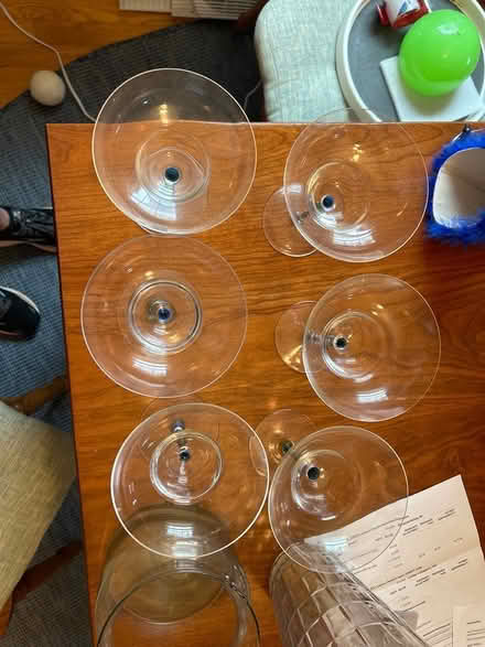 Photo of free Set of 6 margarita glasses (Fry springs) #1