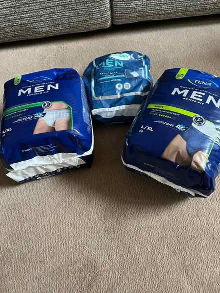 Photo of free Tena pants for men L/XL (Kendal LA9) #1