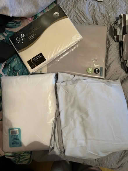 Photo of free Duvet cover, pillow cases matt prot (Droylsden M43) #1