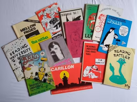 Photo of free University Rag mags from 70s & 80s (Cleedownton SY8) #1
