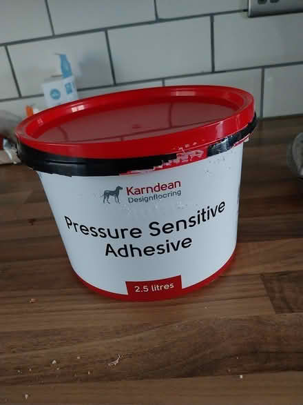 Photo of free Karndean flooring adhesive (Brizlincote valley DE15) #1