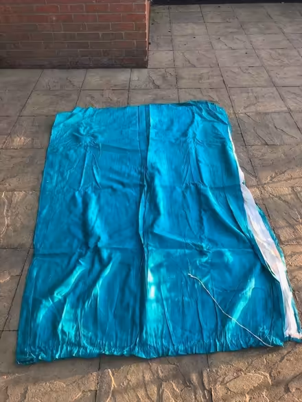 Photo of free Pairs of Large Lined Curtains Silky Green (Hazlemere HP15) #2
