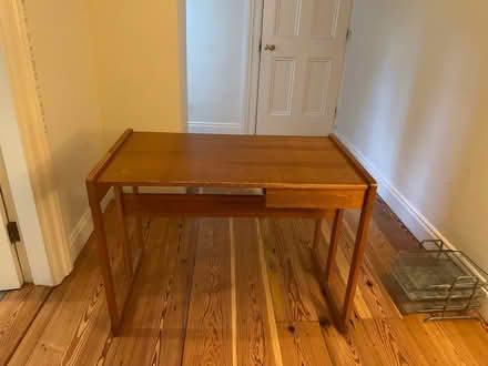 Photo of free Small pine desk with drawer (Dun Laoghaire) #1