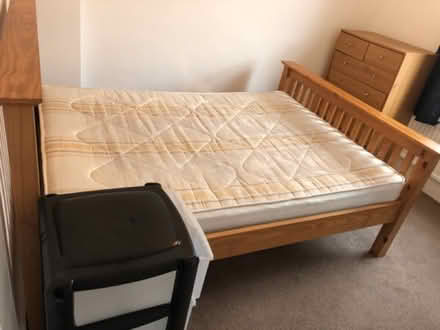 Photo of free Double bed frame + mattress (W6) #2