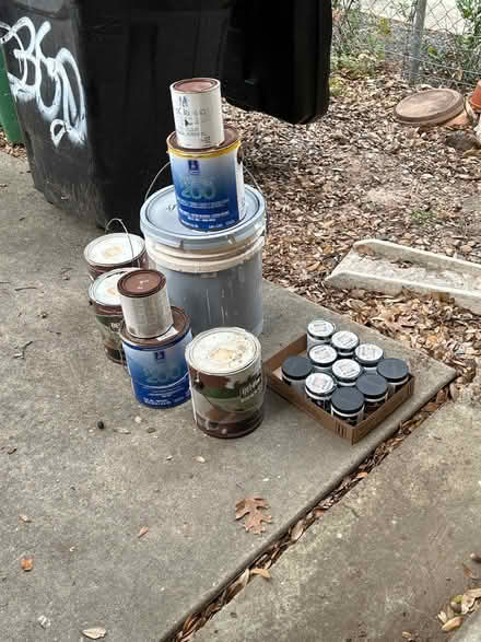 Photo of free Latex interior Paint leftovers (Woodland heights) #1