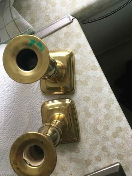 Photo of free pair candlesticks (near leigh sinton road) #2