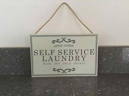 Photo of free Laundry room sign (Northaw EN6) #1