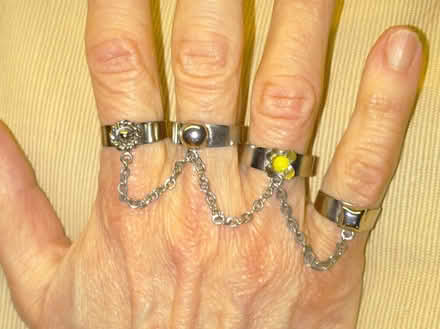 Photo of free Silver-tone chain ring (Bolton, MA) #1