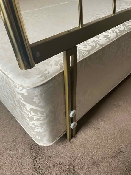 Photo of free Double brass headboard (S6 Walkley) #3