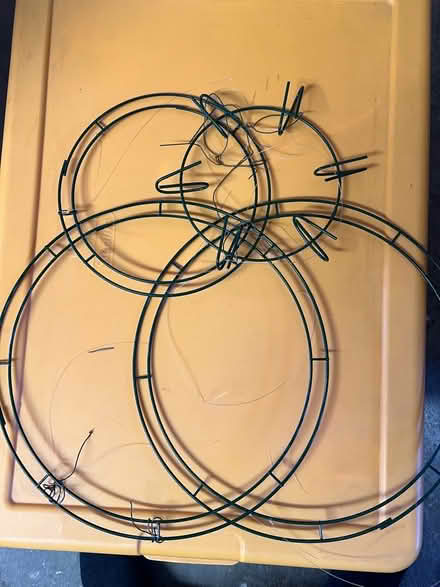 Photo of free Wreath wire bases (Hale/Llagas in Morgan Hill) #1