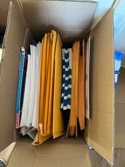 Photo of free Filing cabinet, various envelopes (75115) #1