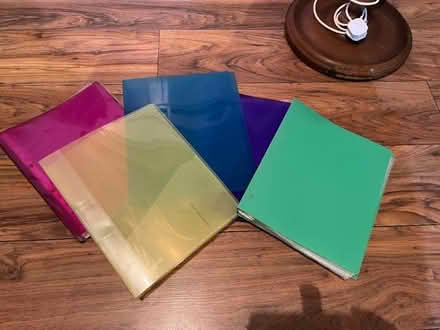 Photo of free Plastic ring binders hardly used (Wivenhoe CO7) #1