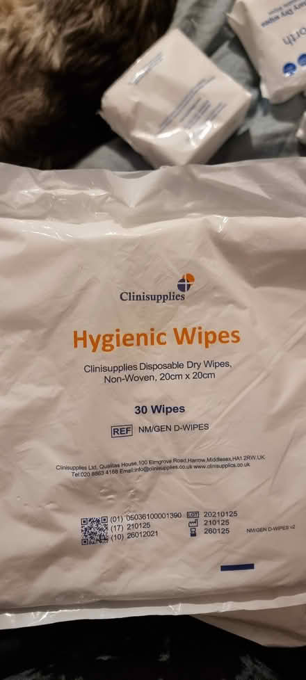 Photo of free Hygienic Dry Wipes (CT10) #1