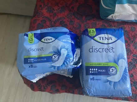 Photo of free Tena - Discreet Pad (HP22) #1