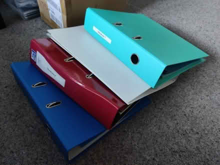 Photo of free A4 ring binders x4 (Skerton LA1) #1