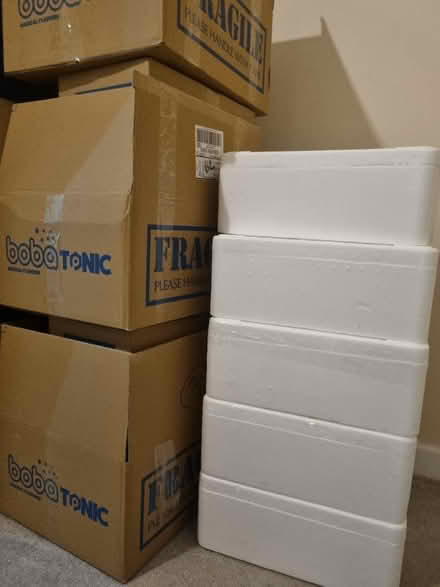 Photo of free Thermocol white box and boxes (Chatham) #1
