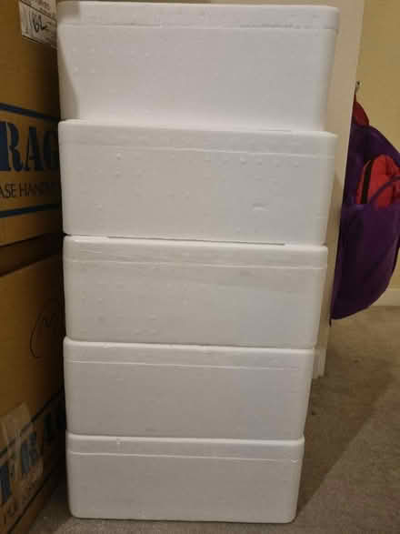 Photo of free Thermocol white box and boxes (Chatham) #2