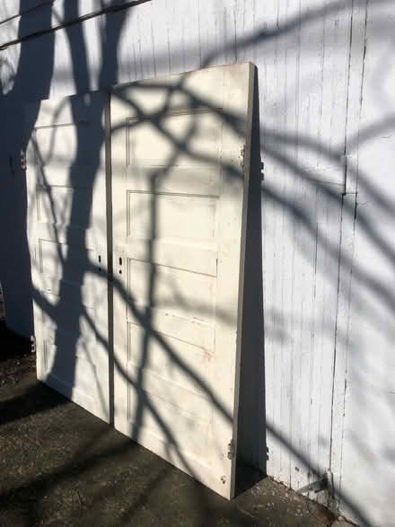 Photo of free Matched Pair of 5 Panel Doors (Penrose, Arlington) #1