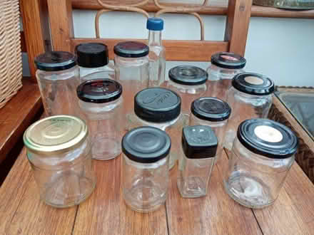 Photo of free 14 Clean Glass Jars/Bottles with Lids (Cullercoats NE30) #3