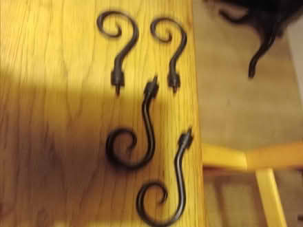 Photo of free 2 pairs curtain pole ends (Kendal LA9) #1