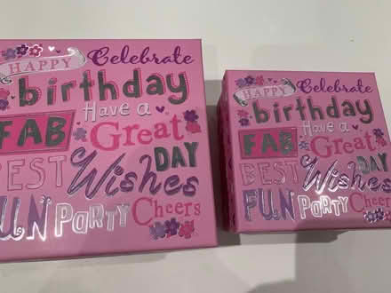 Photo of free 2 x Pink Birthday Gift Boxes (Monkmoor SY2) #3