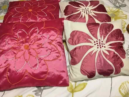 Photo of free 4 cushions for bedroom (near leigh sinton road) #1