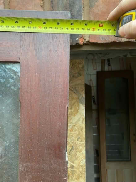Photo of free Solid wood glazed back door (Stalybridge SK15) #3