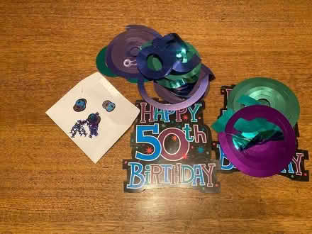 Photo of free 50th birthday decorations (Kenilworth CV8) #1