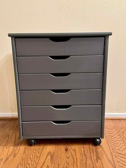 Photo of free Six Drawer Rolling Storage Cart (DuPont South) #1